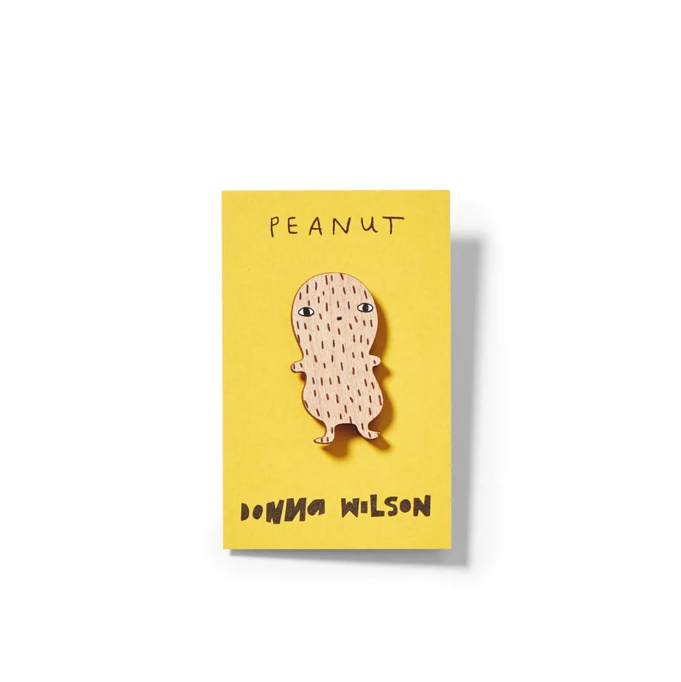 Peanut Pin Badge