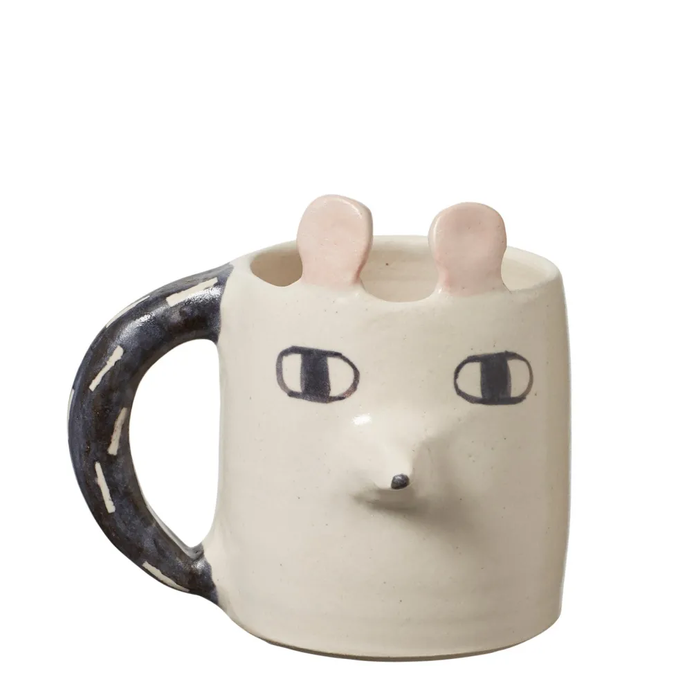 Cilla Chinchilla Shaped Mug - Donna Wilson x Cécile Dumetier