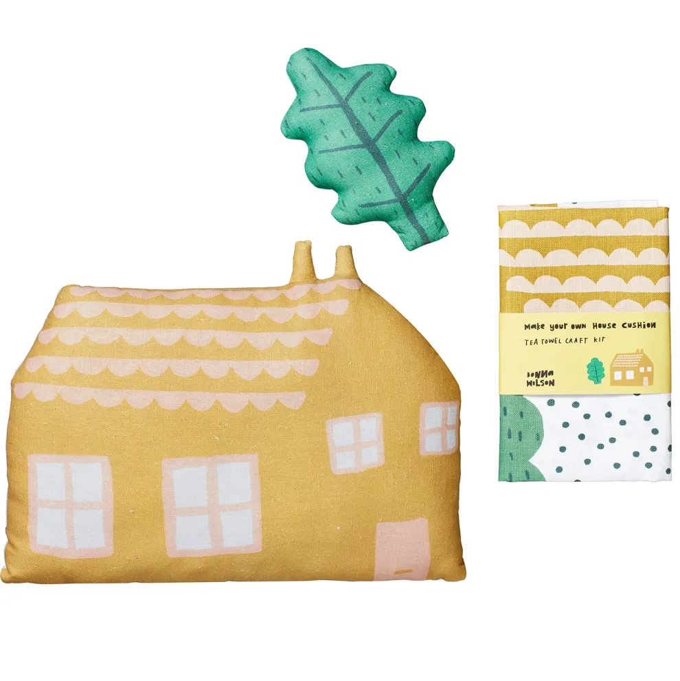 Make Your Own House Tea Towel Craft Kit