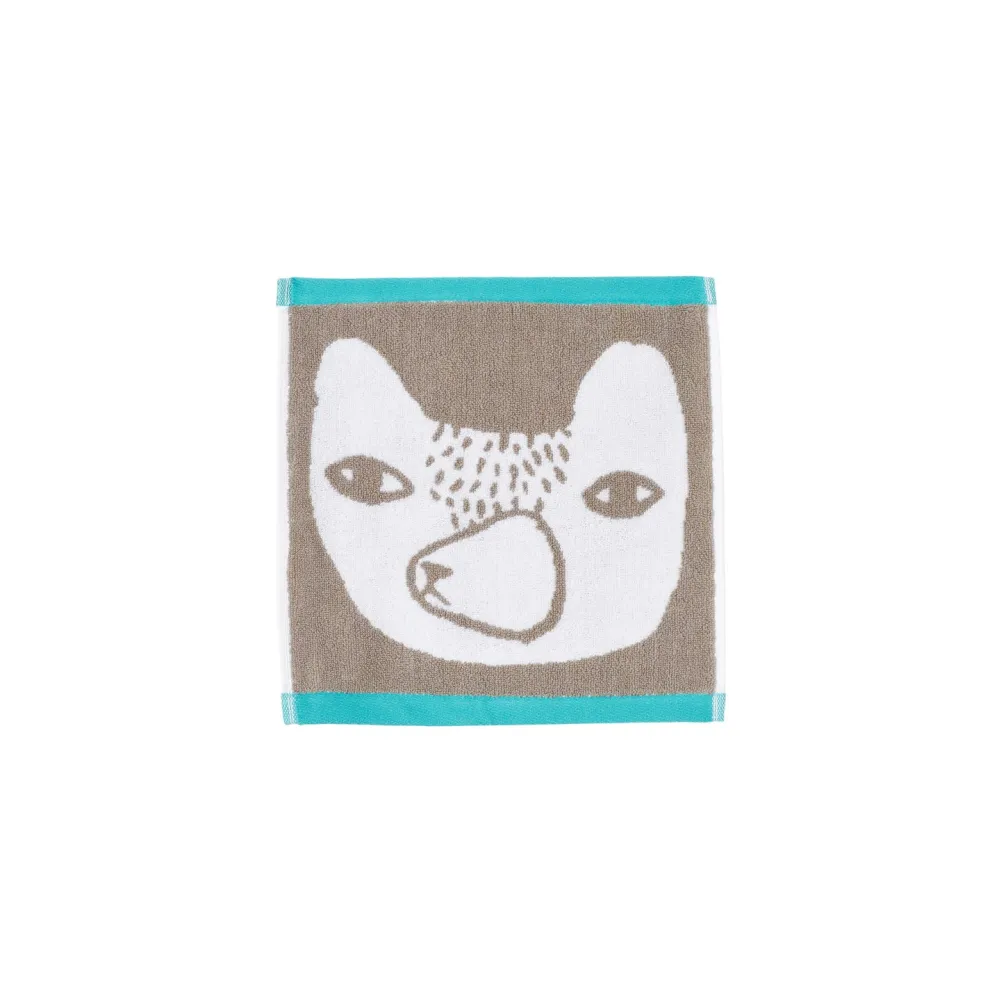 Grey Bear Face Cloth