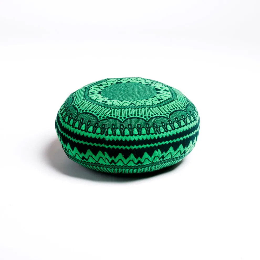 Ernest Pouffe in ZigZag - Green