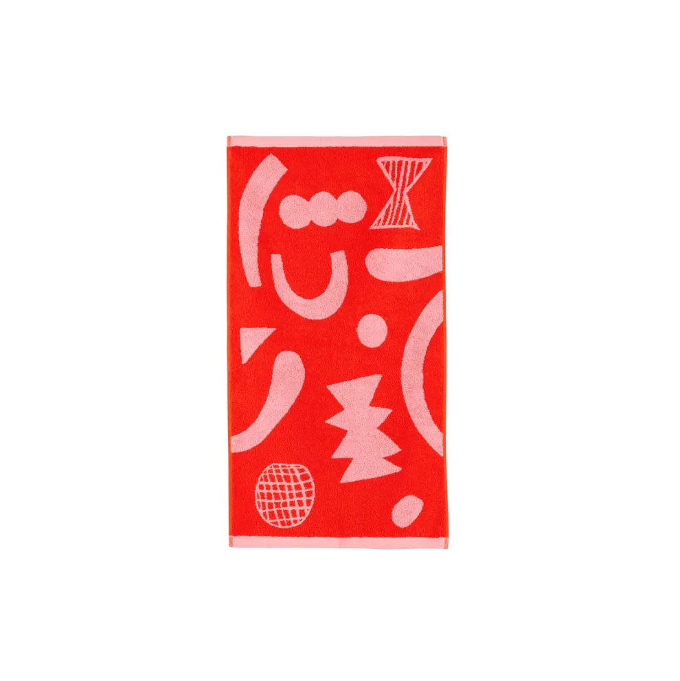 Abstract Shapes Hand Towel