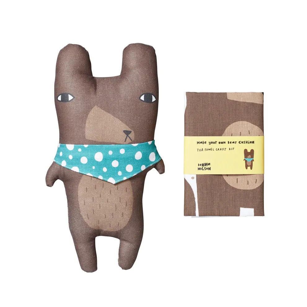 Make Your Own Bear Tea Towel Craft Kit