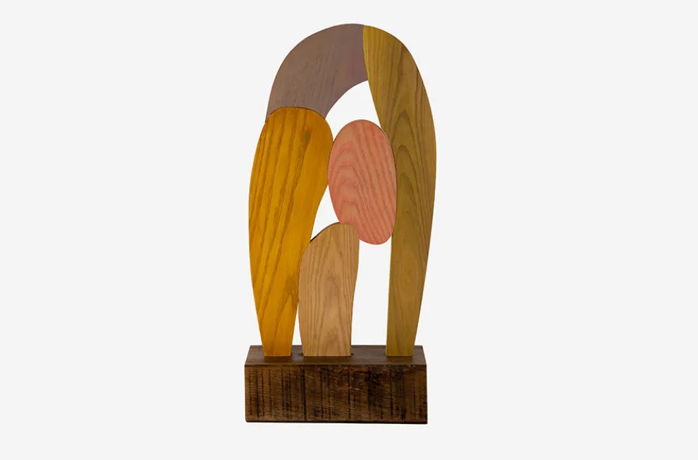 Abstract Assembly Sculpture - Harvest Moon