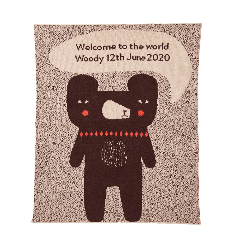 Bespoke Welcome Baby Blanket
