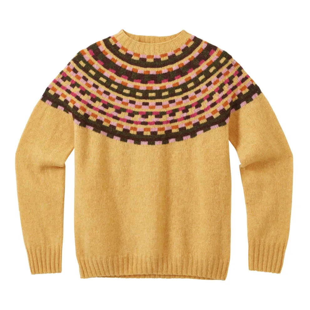Glitch Yoke Jumper - Marzipan