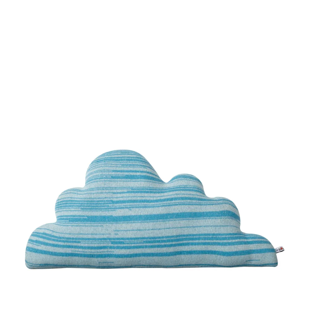 Cloud Medium Shaped Cushion - Blue
