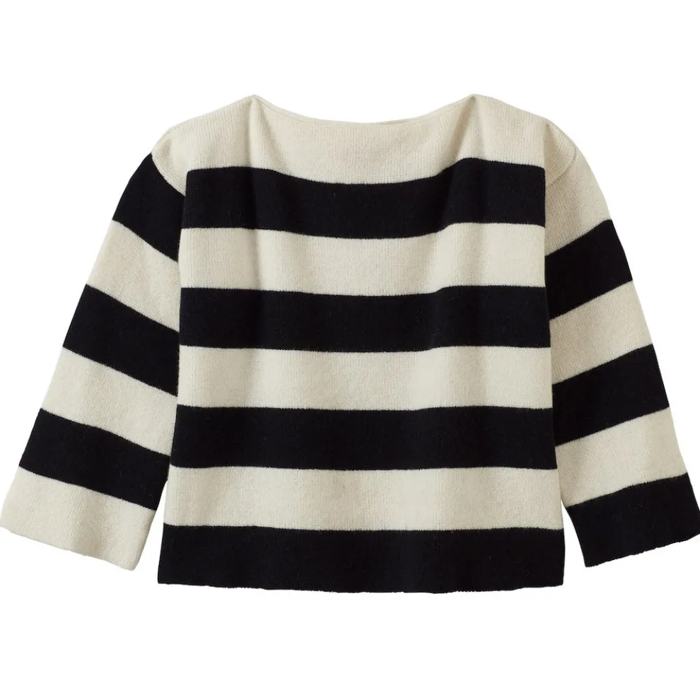 Bella Jumper - Black & White